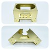 BATDIYOW Ultralight Camp Mini Pocket Folding Stove for Backpacking Camping