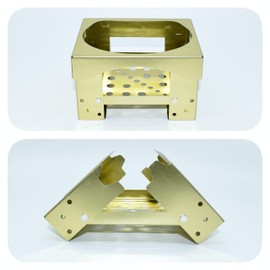 BATDIYOW Ultralight Camp Mini Pocket Folding Stove for Backpacking Camping Hunting