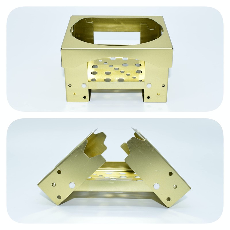 BATDIYOW Ultralight Camp Mini Pocket Folding Stove for Backpacking Camping