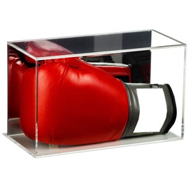Better Display Cases Acrylic Table Top Boxing Glove Display Case with Mirror (A044-MB-TT)