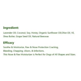 Dogssuppliesrus Premium Bully Nose Paw Butter Cream Balm Natural Moisturizer Cracked Dry Foot