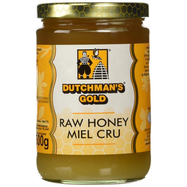 Dutchman's Gold Raw Honey 1.1 lbs - Unfiltered - Non-pasteurized