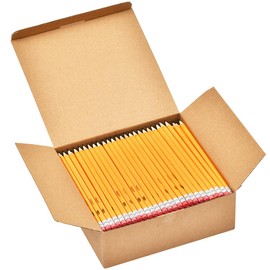 Madisi Wood-Cased #2 HB Pencils, Yellow, Pre-sharpened, Bulk Pack, 240 pencils