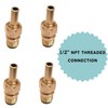 Southeastern Accessory 4 Pack Swimming Pool Spa Brass Deck Jet