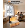Instern Space Heater for Indoor Use, 1500W Fast Heating Ceramic
