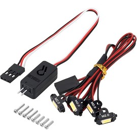 INJORA M2.0 Rock Lights Kit with Controller for TRX4M 1/18 RC Crawler(4LED White)