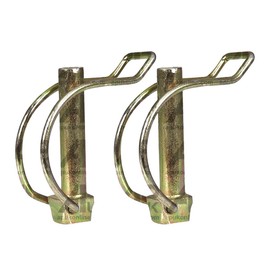 2X Pipe Tube Linch Lynch Pin 10mm x 50mm Trailer Tractor Truck Linkage Stabiliser