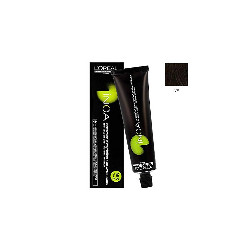 L'Oréal Inoa Oxidative Colouration without Ammonia, Pack of 1 x
