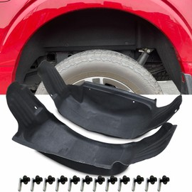 ANMOSVO Liners Wheel Well Guard for F150 2021 2022 2023 2024 - ANMOSVO Rear Wheel Well Guards for Ford F150 Models Accessories 2pcs (Not Fit Raptor)