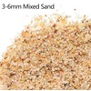FLRAUTO Sand Stone 2LB Decorative Rocks Sand Stone,3-6mm Silica Sand,