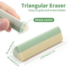 Pack of 5 Erasers Pen Erasers for Children with Cute Cat Paws Retractable Eraser Kawaii Push Pull Erasers (Assorted3)