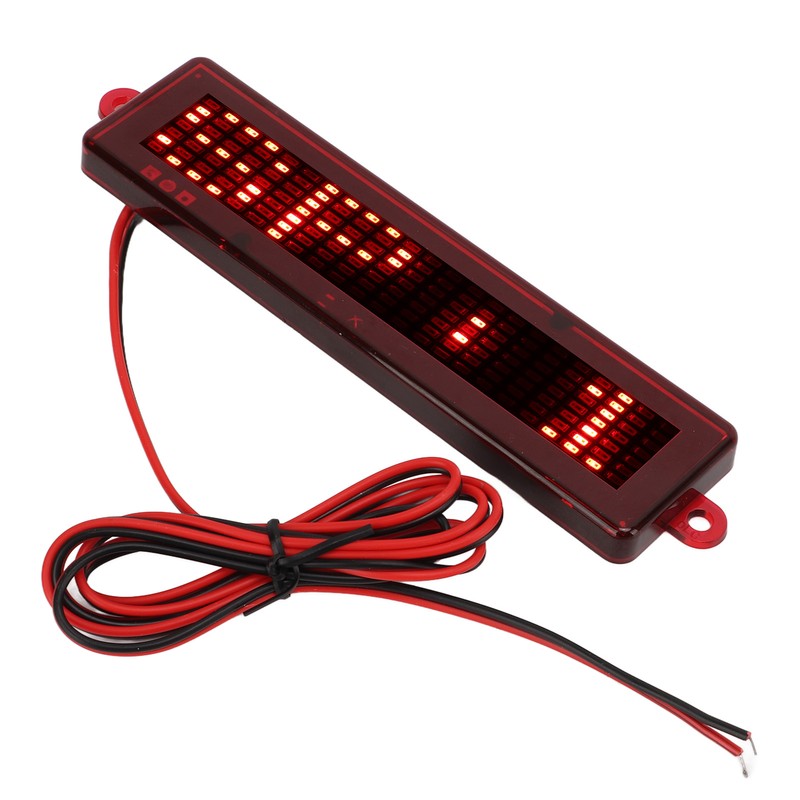 Rechargeable LED Name Tag Replacement for Universal Automobile Programmable Name