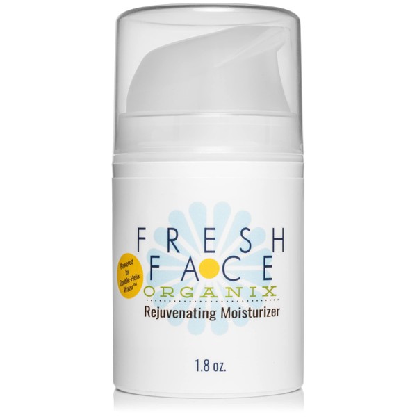 Fresh Face Organix Organic Facial Moisturizer. Revives Aging Skin Quickly. Repairs Dry Skin, Wrinkles, Dark Spots, Irritations And Sunburn. For All Ages And Skin Types.