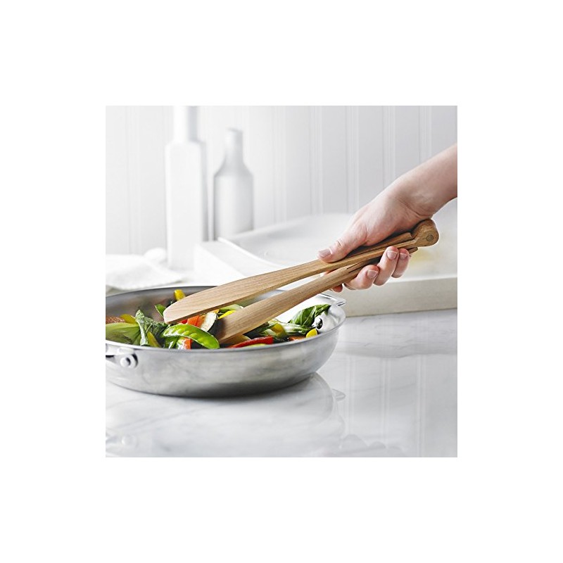 Trudeau , Brown Grill and kitchen tongs of Wood, Medium