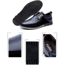 Asifn Men's Moccasins Men's Low Shoes Classic Suit Shoes Loafer Slippers Non-Slip Breathable Soft Outdoor, black