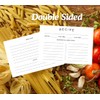 75 Recipe Cards 4x6inch Double Sided Thick Card Stock Fit