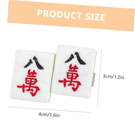 Baluue Mahjong Hairpin Clip Girls Hair Accessory 4-10 Years Old Boys and Girls Hair Decorations