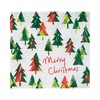 Talking Tables Pack of 21-Recyclable Christmas Tree Napkins Zero Plastic-Perfect