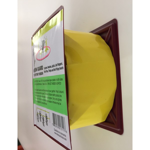 Olson Garden Guard Yellow 2" Wide by 100ft. Sticky Fly