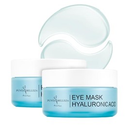 Punta Belleza  Parches para Ojos con Ácido Hialurónico y Glicerina  Hidrogel Hidratante Anti Ojeras, Bolsas y Líneas Finas 60 piezas cu 2 pack        