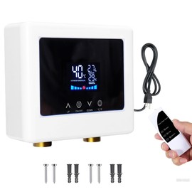 Aottop Electric Tankless Water Heater 110V 3000W - Instant Hot Water Under Sink with Remote Control & Digital Display, Portable Mini On Demand for RV, Kitchen, Bathroom