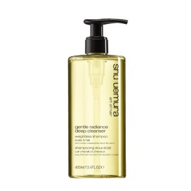 shu uemura art of hair Gentle Radiance Clarifying Shampoo - Deep Cleansing, Removes Buildup and Balances Moisture, For All Scalp and Hair Types, 13.4 Fl Oz