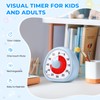 Diboniur Visueller Timer Kinder Wiederaufladbar, 60 Minuten Countdown Timer, Schreibtisch