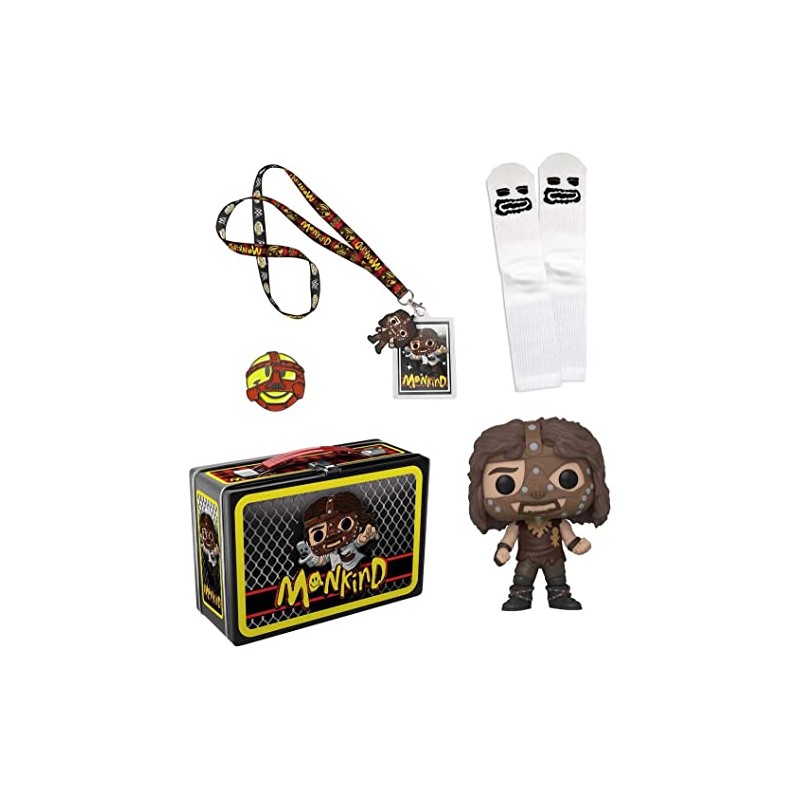 Funko WWE: Mankind Collector's Lunch Box and Figure Bundle
