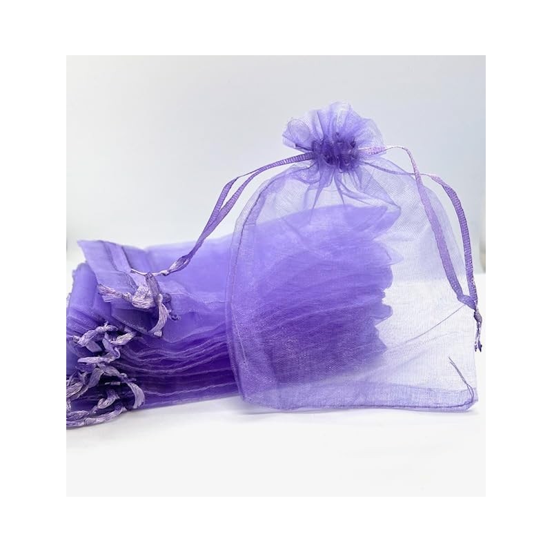 50 pcs Organza Gift Bags (4 x 6 inches)