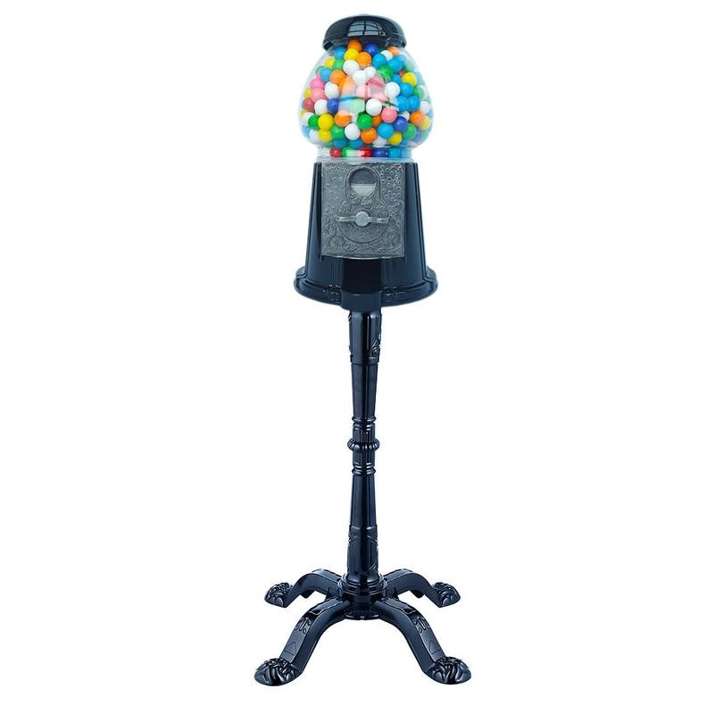 Black Gloss Gumball Machine - Classic & Novelty Toy -