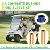 Drive-up Club Car DS Bushings and Sleeve Kit, Polyurethane Bushings
