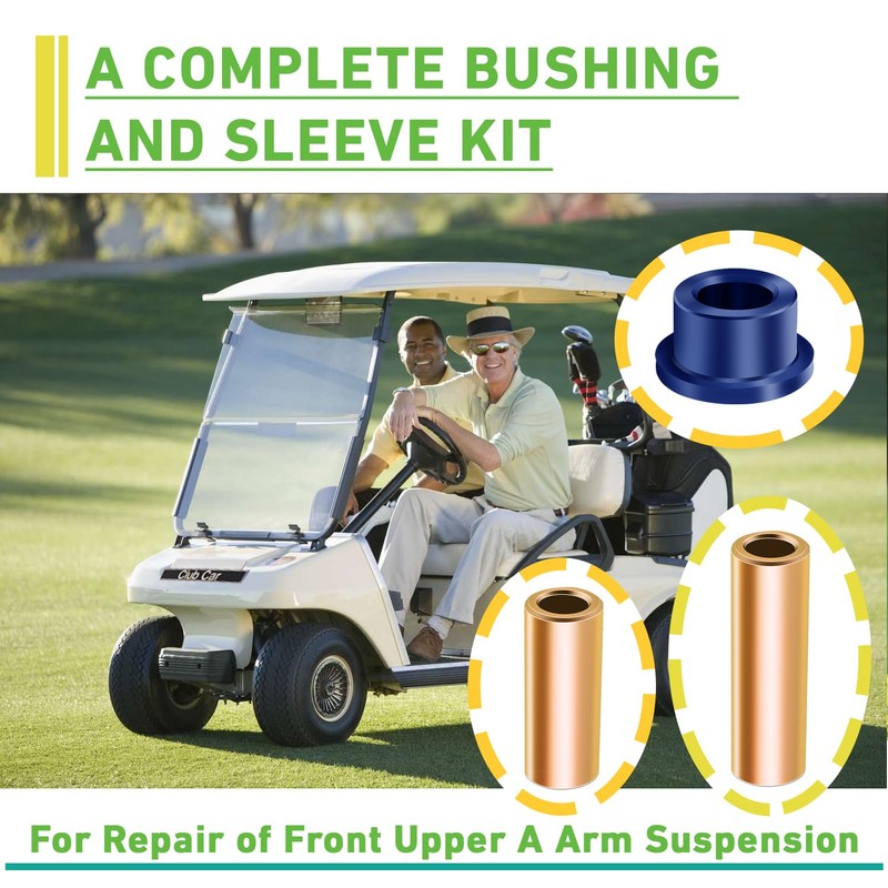 Drive-up Club Car DS Bushings and Sleeve Kit, Polyurethane Bushings