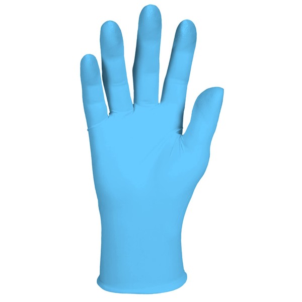 Kleenguard™ G10 Comfort Plus™ Blue Nitrile Gloves (54188), 4 Mil, Ambidextrous, Touchscreen Compatible, L (100 Gloves/Box)