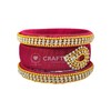 Goelx Festive Offer: Red Silk Thread Handmade Bangle Bracelet for