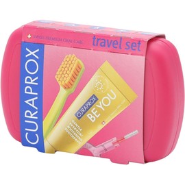CURAPROX BE YOU Clabox Be-You Travel Set (Peach + Apricot Flavor)