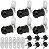 Sissinda Black RV Storage Locks, 7/8” Fits 9/16” Max Door