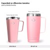 Hidranur Termo Taza Vaso Con Tapa Para Bebida Fría Y