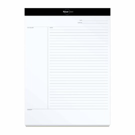 Oxford Tops FocusNotes Writing Pad, 8-1/2" x 11-3/4", 50 Sheets (77103)