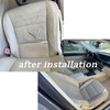 Priprilod Tan Perforated Microfiber Leather Driver Side Bottom Replacement Seat