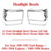 US AUTO PARTS PLUS New Front Headlight Bezels Chrome Right