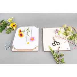 Rayher Flower Press, Natural, 21 x 30 cm, FSC Certified Wood, Leaf and Flower Press, Flower Drying Press, 27000505