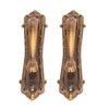 2pcs Barn Door Handle Heavy Duty Bronze Surface Mounted Sliding