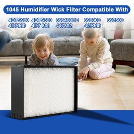 YUUCOO 2 Pack 1045 Humidifier Super Wick Filter Compatible with Essick Air AIRCARE H12300, H12300HB, H12400, H12400HB, H12600, H12600, H12001, H12AEUO, H12AUKP Series Humidifiers. (2)