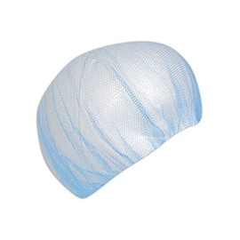 MAGID 2020-BL Econowear Disposable Hairnet, Large; 21", Blue (Pack of 100)