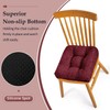 downluxe Chair Cushions for Dining Chairs 2 Pack, Tufted Indoor