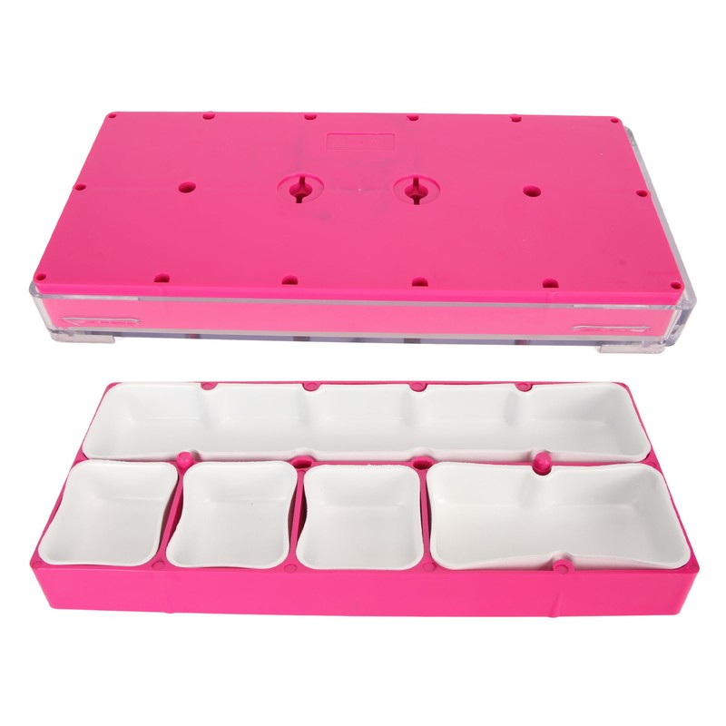 Watch Parts Storage Box 5 Compartments Portable Dustproof Multipurpose Watch