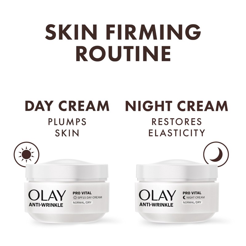 Olay Anti-Wrinkle Pro Vital Anti-Ageing Night Moisturiser, 50 ml