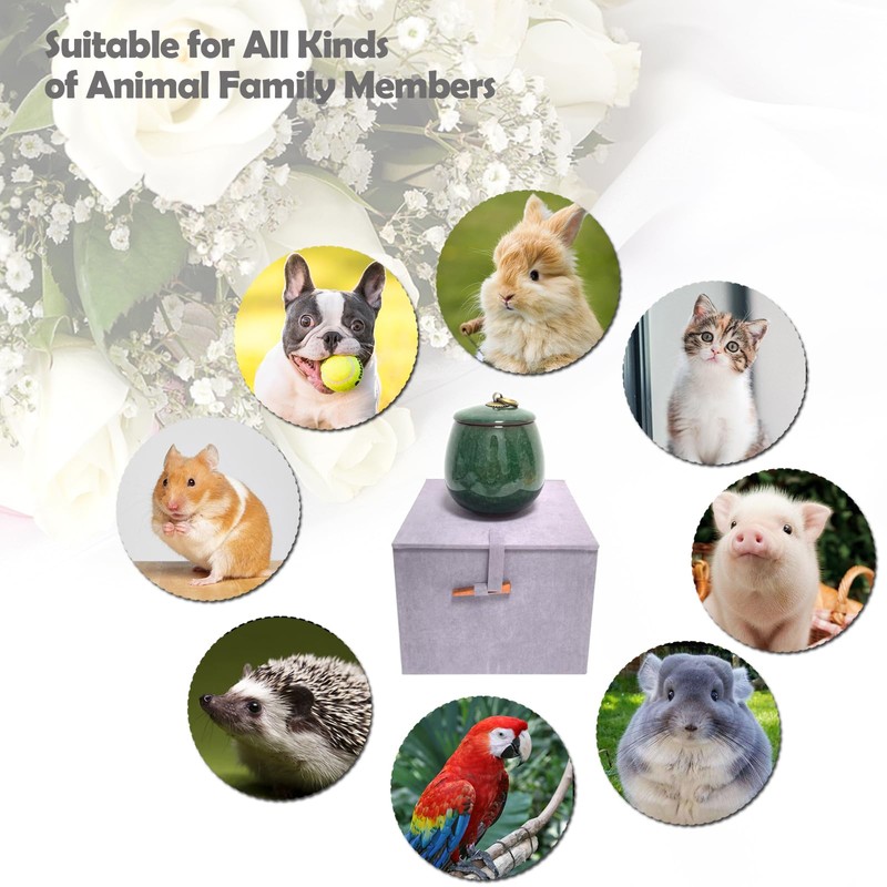 Mini Urns for Ashes, Handicrafted Ceramic Ashes Urns for Dog