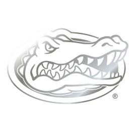 Craftique University Of Florida Decals (Chrome (Gator) (3 in, 4 in, 6 in, 12 in), 4 in)