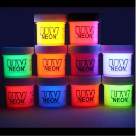 Glomania NEON  GRAFFITI ART  DRAMA BLACK LIGHT PAINTS 10x1/2 oz